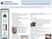 Tablet Screenshot of construction.indianetzone.com