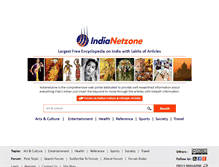 Tablet Screenshot of indianetzone.com