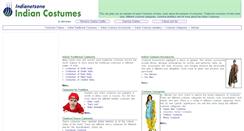 Desktop Screenshot of indiancostumes.indianetzone.com